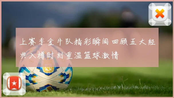 上赛季金牛队精彩瞬间回顾五大经典入樽时刻重温篮球激情